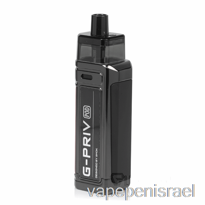 חד פעמי Vape Israel Smok G-priv 80w Pod Kit שחור מט